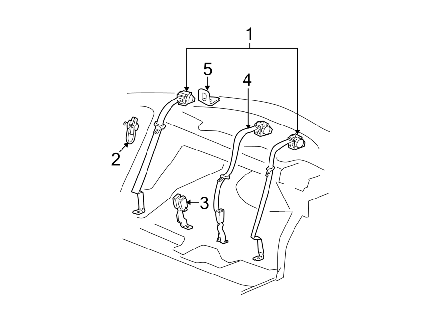 3RESTRAINT SYSTEMS. REAR SEAT BELTS.https://images.simplepart.com/images/parts/motor/fullsize/IK07345.png