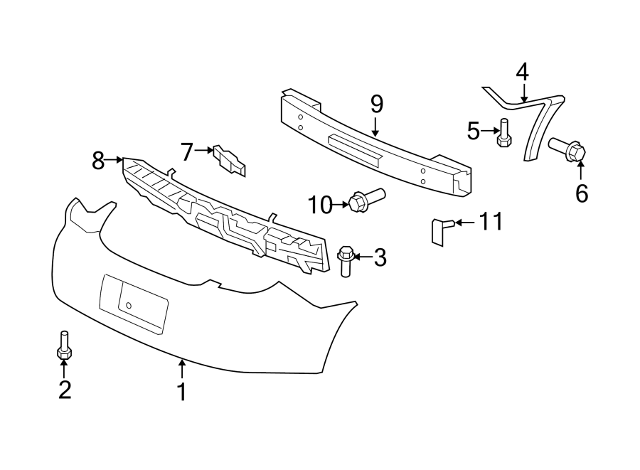 9REAR BUMPER. BUMPER & COMPONENTS.https://images.simplepart.com/images/parts/motor/fullsize/IK07560.png