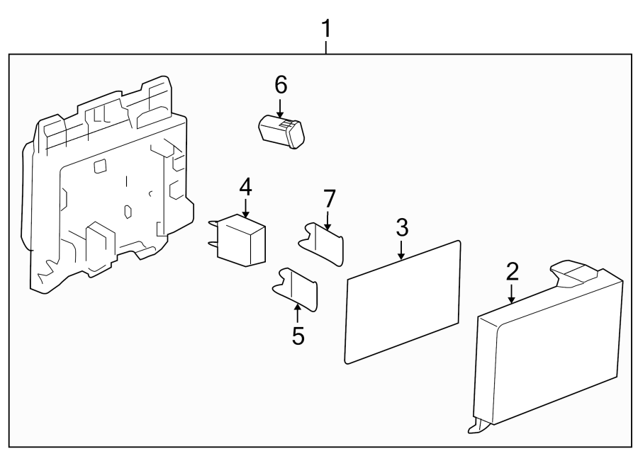 Diagram ELECTRICAL COMPONENTS. for your 2004 Chevrolet Cavalier   