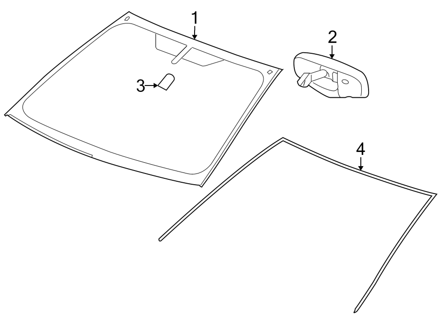 1WINDSHIELD. GLASS. REVEAL MOLDINGS.https://images.simplepart.com/images/parts/motor/fullsize/IL07235.png