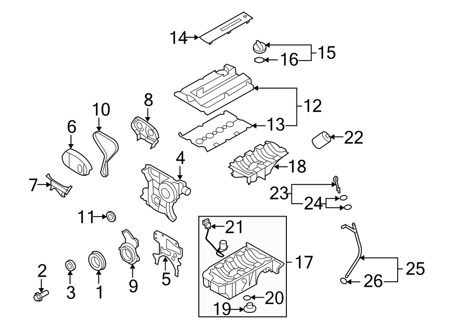 Diagram ENGINE / TRANSAXLE. ENGINE PARTS. for your 2005 Chevrolet Silverado 1500 Z71 Off-Road Extended Cab Pickup Stepside  