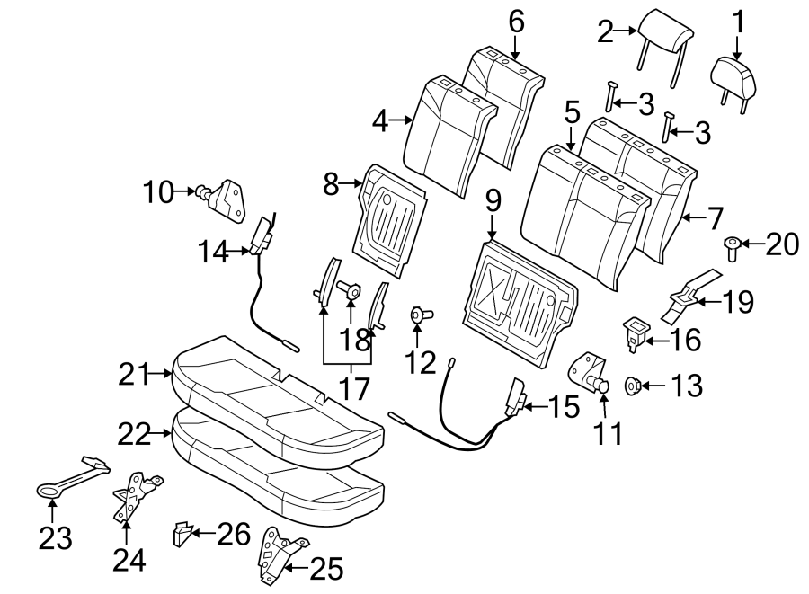 9SEATS & TRACKS. REAR SEAT COMPONENTS.https://images.simplepart.com/images/parts/motor/fullsize/IM08400.png