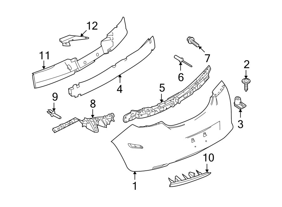 2REAR BUMPER. BUMPER & COMPONENTS.https://images.simplepart.com/images/parts/motor/fullsize/IM08675.png