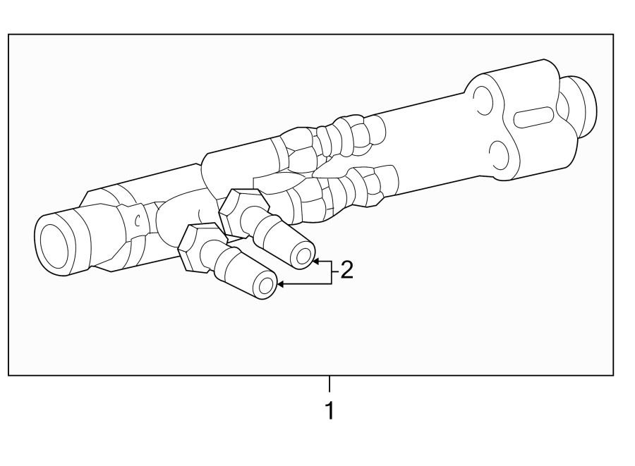 Diagram ENGINE OIL COOLER. for your Ford Crown Victoria  