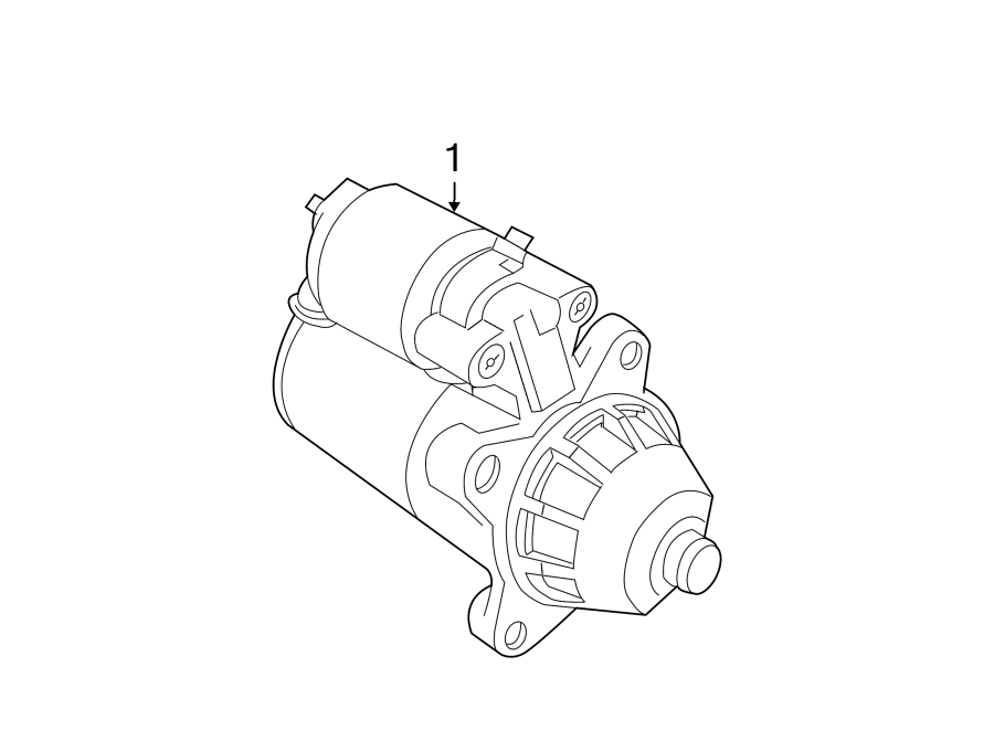 Diagram STARTER. for your Ford