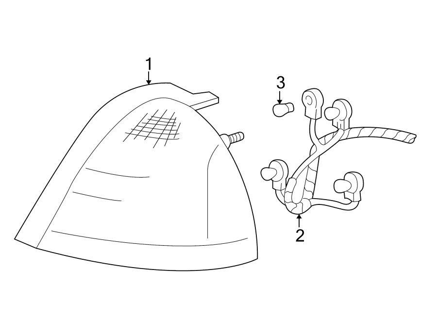 Diagram REAR LAMPS. TAIL LAMPS. for your 2019 Ford F-150   