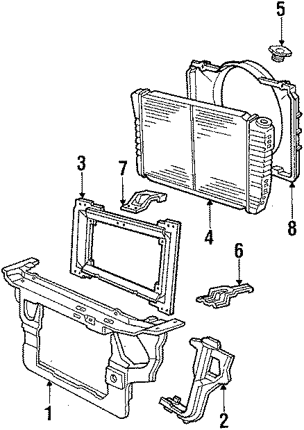 Diagram RADIATOR. for your 2014 Ford F-150  Limited Crew Cab Pickup Fleetside 