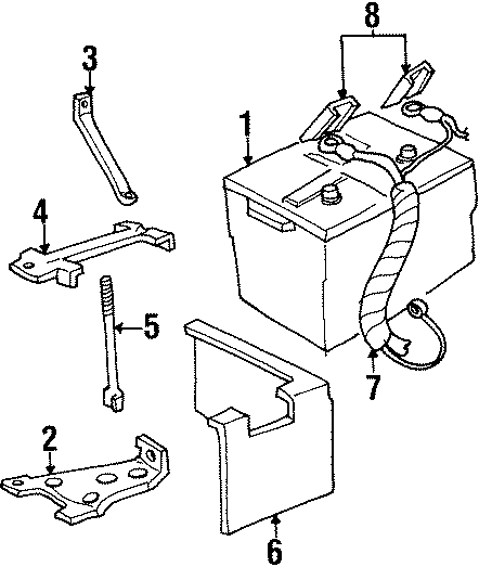 Diagram BATTERY. for your 2017 Lincoln MKZ Black Label Sedan  