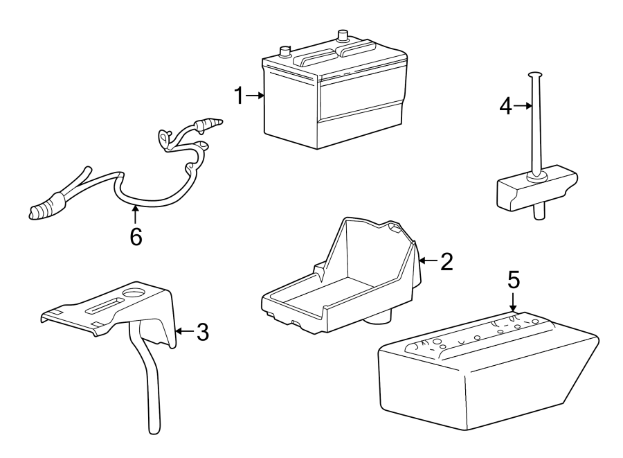 Diagram BATTERY. for your 2020 Ford F-150   