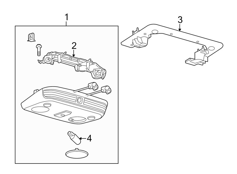 Diagram OVERHEAD CONSOLE. for your Ford F-150  