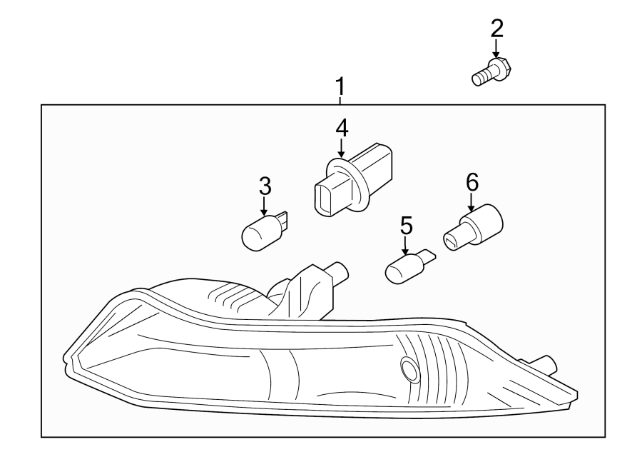 Diagram FRONT LAMPS. PARK LAMPS. for your 2020 Ford F-150 2.7L EcoBoost V6 A/T RWD XLT Standard Cab Pickup Fleetside 