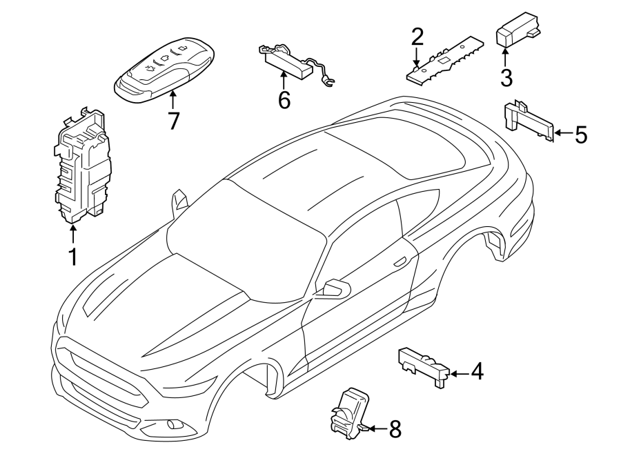 Diagram ALARM SYSTEM. for your 2017 Ford Transit-150   