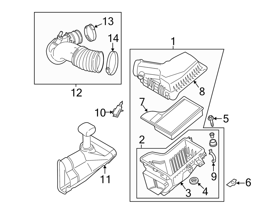 AIR INTAKE. Diagram