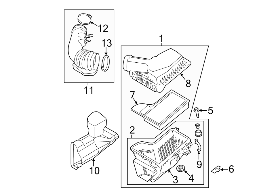 AIR INTAKE. Diagram