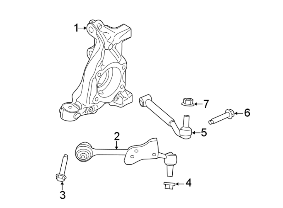 Diagram FRONT SUSPENSION. SUSPENSION COMPONENTS. for your Mercury