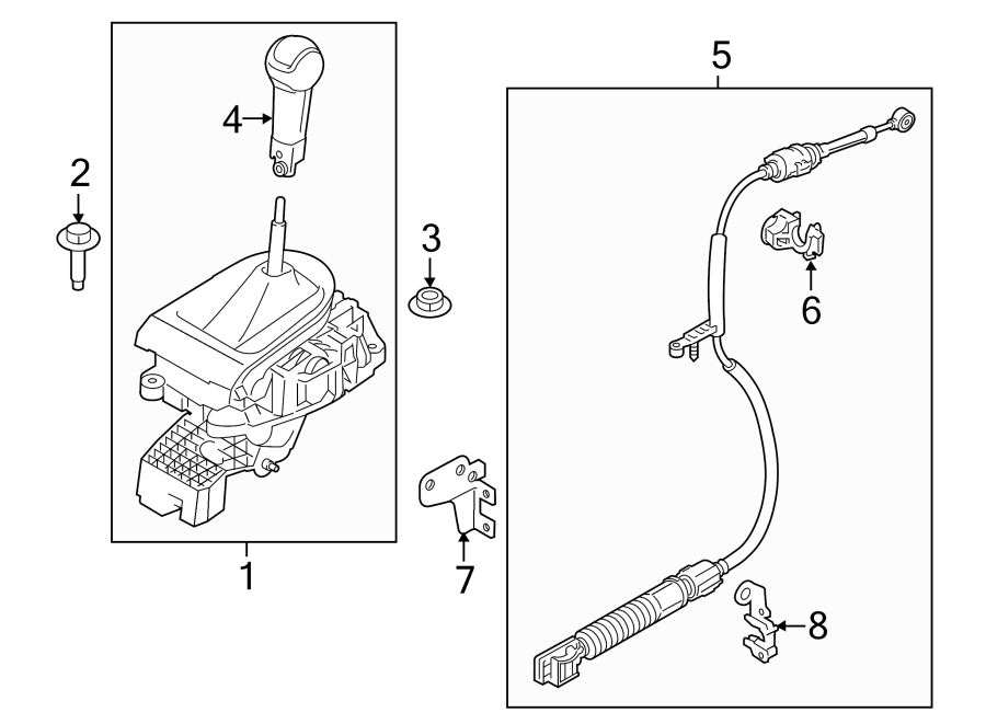 Diagram Console. Windshield. Shifter housing. for your 2024 Ford F-150  XL Crew Cab Pickup Fleetside 