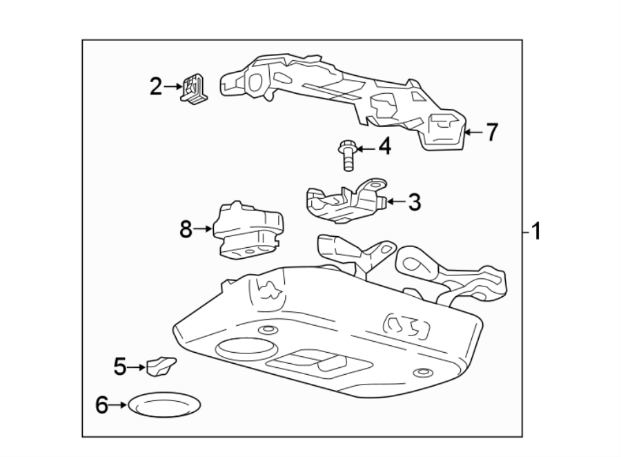 Overhead console. Diagram