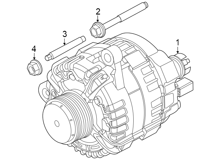 Diagram Alternator. for your 2024 Ford Transit-350  Base Cab & Chassis 
