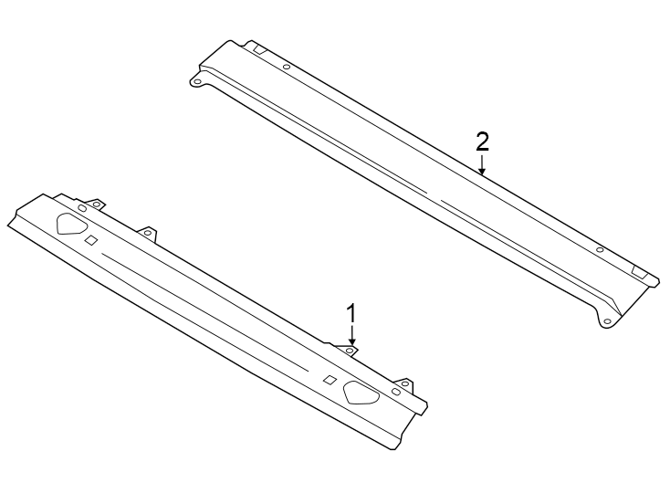 Diagram Roof. Windshield header & components. for your 2006 Ford E-150   