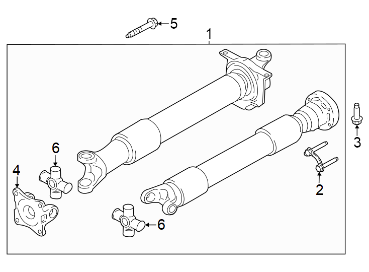 Diagram Rear suspension. Drive shaft. for your 2009 Lincoln MKZ   