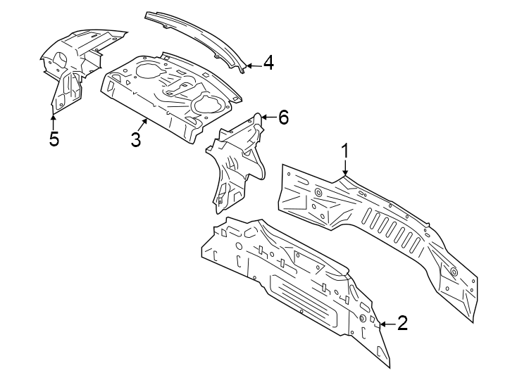 Diagram COUPE. for your Ford Mustang  