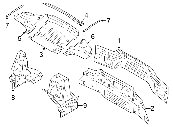 Diagram Convertible. for your Ford Mustang  