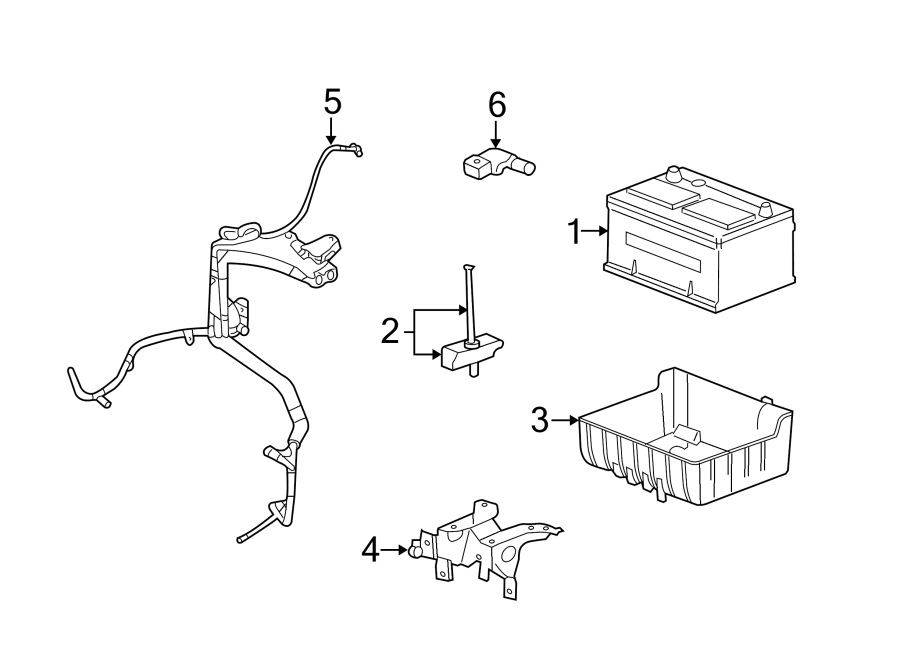 Diagram BATTERY. for your 1992 Ford F-350   