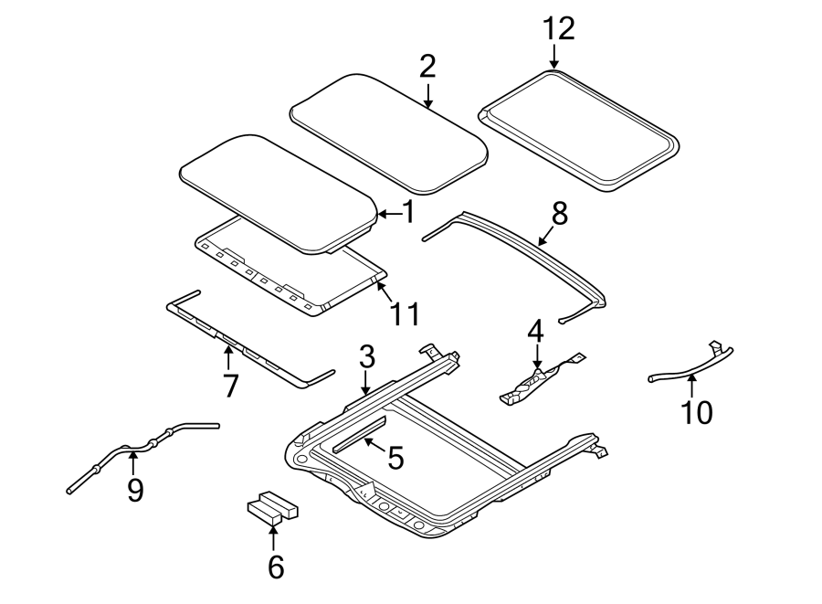 SUNROOF. Diagram