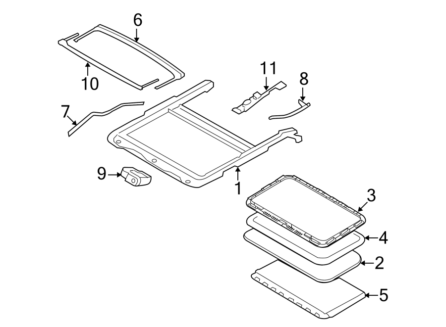 SUNROOF. Diagram