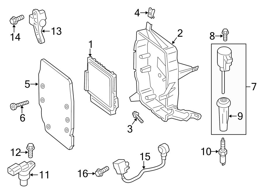 Diagram IGNITION SYSTEM. for your 2019 Lincoln MKZ Base Sedan  