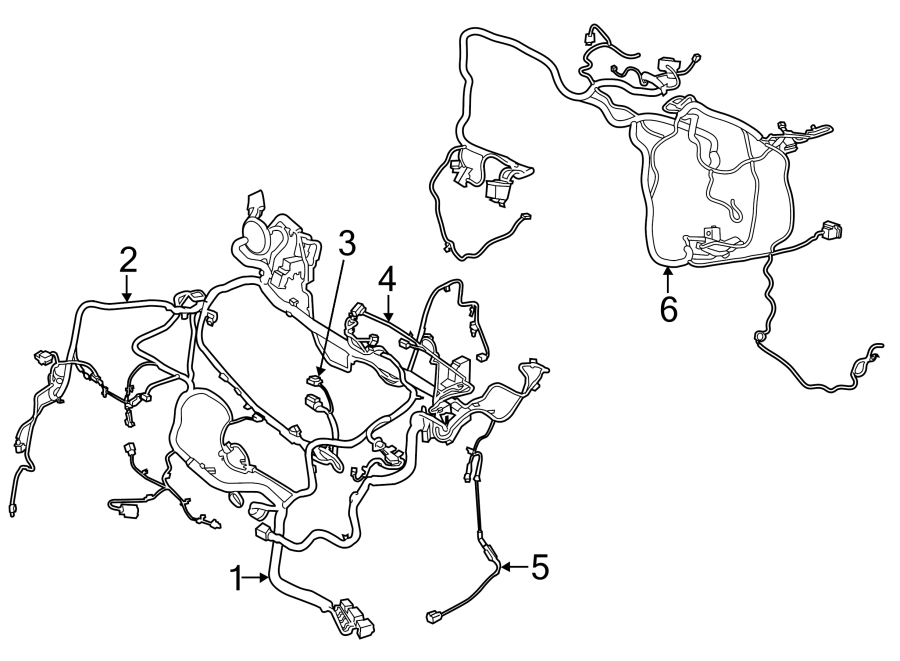 Diagram WIRING HARNESS. for your 1990 Ford F-150   