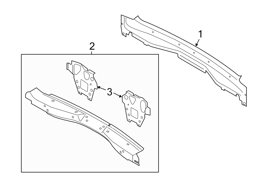 Diagram REAR BODY & FLOOR. for your 2012 Ford F-150 3.5L EcoBoost V6 A/T 4WD XLT Crew Cab Pickup Fleetside 