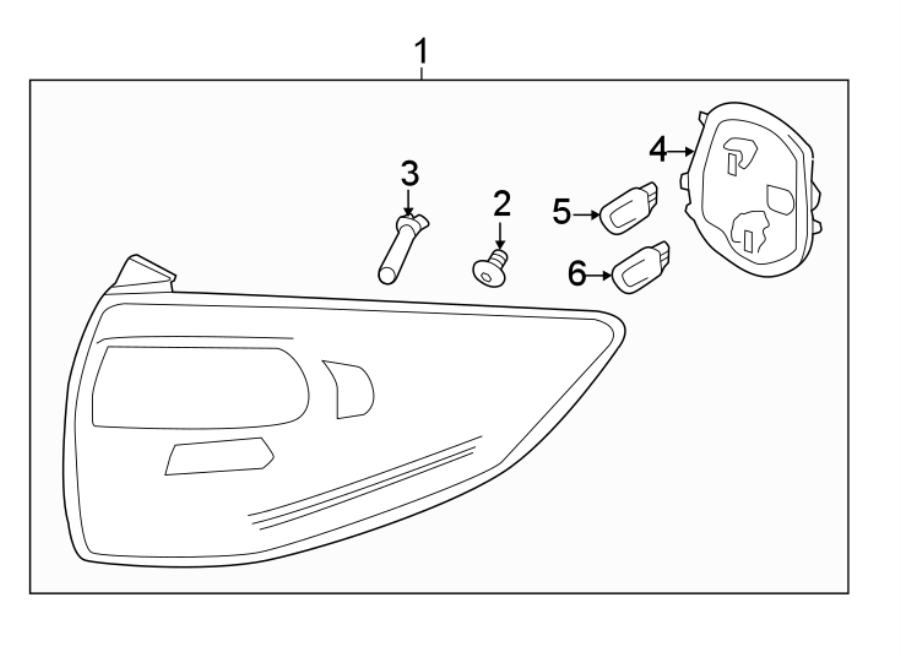 Diagram REAR LAMPS. TAIL LAMPS. for your 2016 Ford F-150   