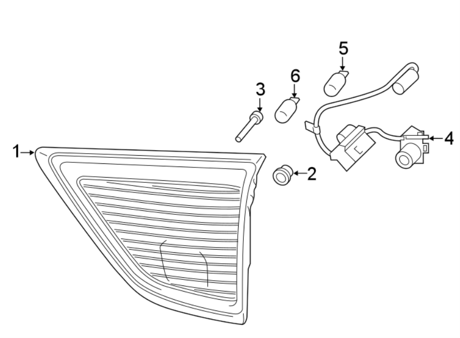 Diagram REAR LAMPS. TAIL LAMPS. for your 2021 Ford F-150   