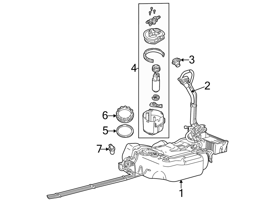 FUEL SYSTEM COMPONENTS. Diagram