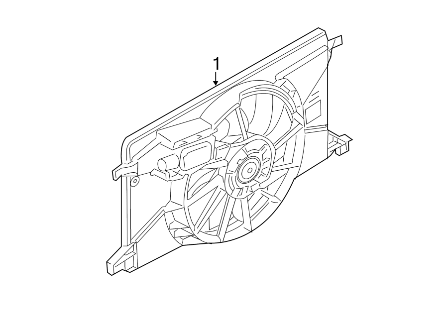 Diagram COOLING FAN. for your 2016 Ford Focus   