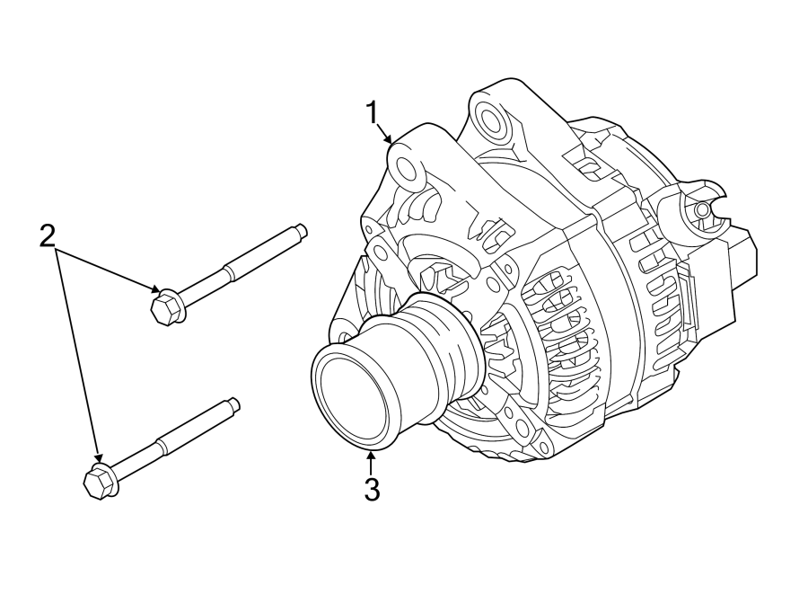 Diagram ALTERNATOR. for your 2007 Lincoln MKZ   