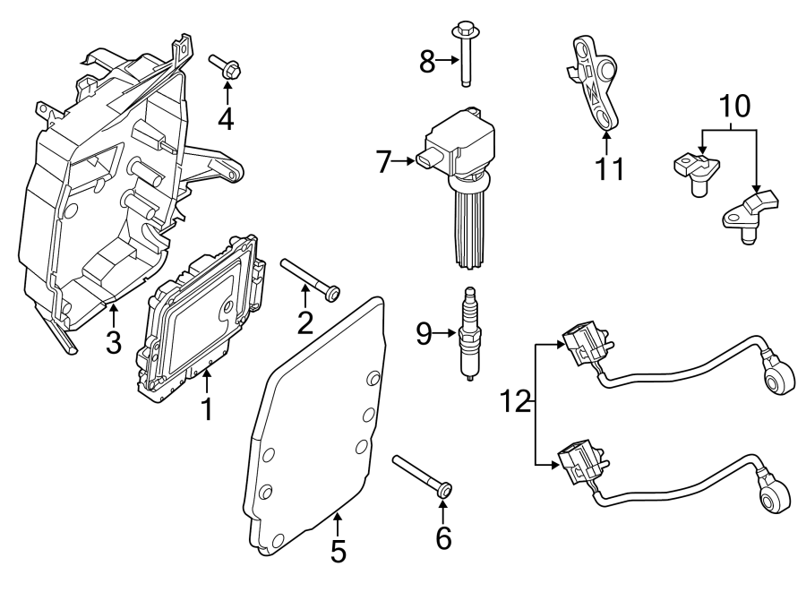 Diagram IGNITION SYSTEM. for your Ford Fiesta  