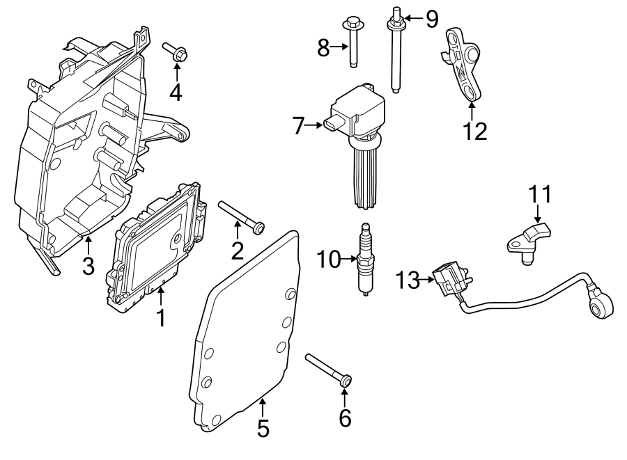 Diagram IGNITION SYSTEM. for your Ford Fiesta  