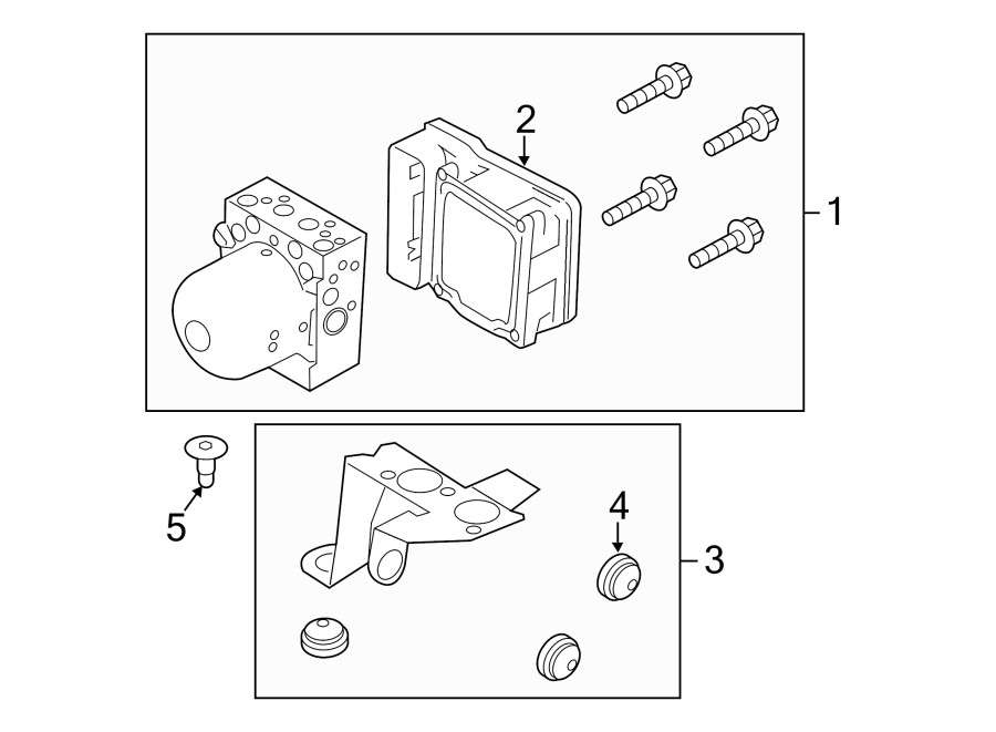 Diagram Abs components. for your 2019 Lincoln MKZ Reserve II Sedan  