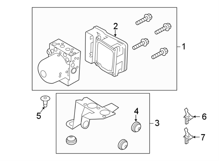 Diagram Electrical. Rear body & floor. Abs components. for your 2020 Lincoln MKZ   