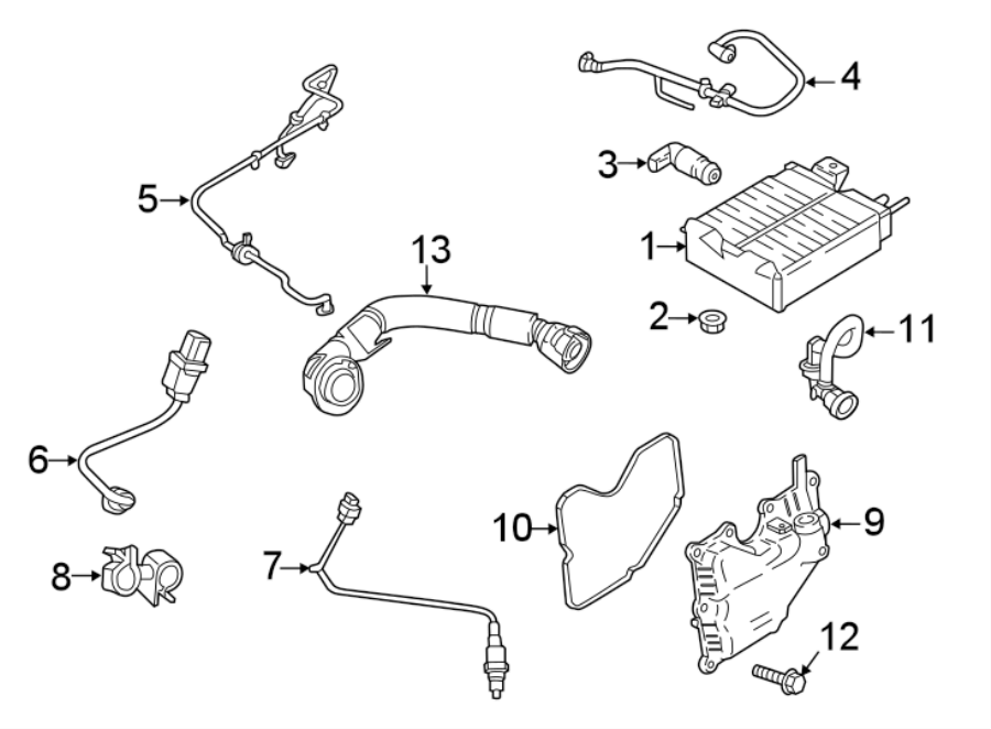 EMISSION SYSTEM. EMISSION COMPONENTS. Diagram