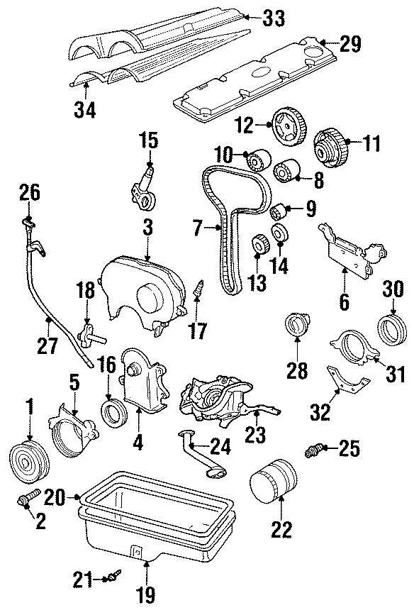 ENGINE / TRANSAXLE. ENGINE PARTS. Diagram