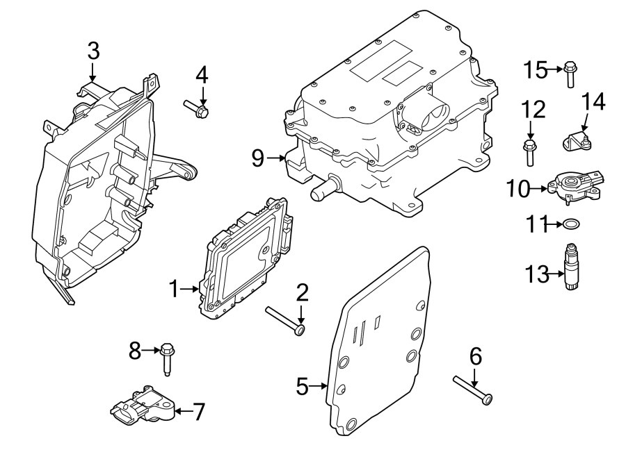 Diagram MOTOR & COMPONENTS. for your Ford Fiesta  