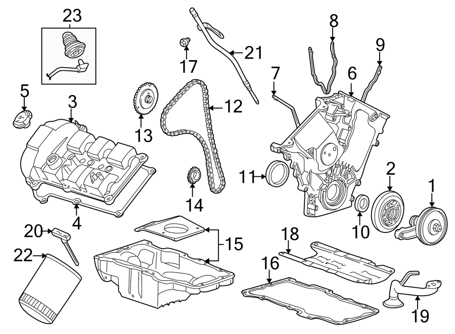 Diagram ENGINE / TRANSAXLE. ENGINE PARTS. for your Lincoln MKZ  