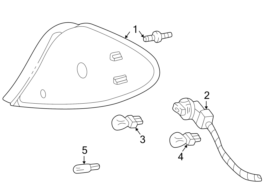 Diagram REAR LAMPS. TAIL LAMPS. for your 2022 Ford F-150   