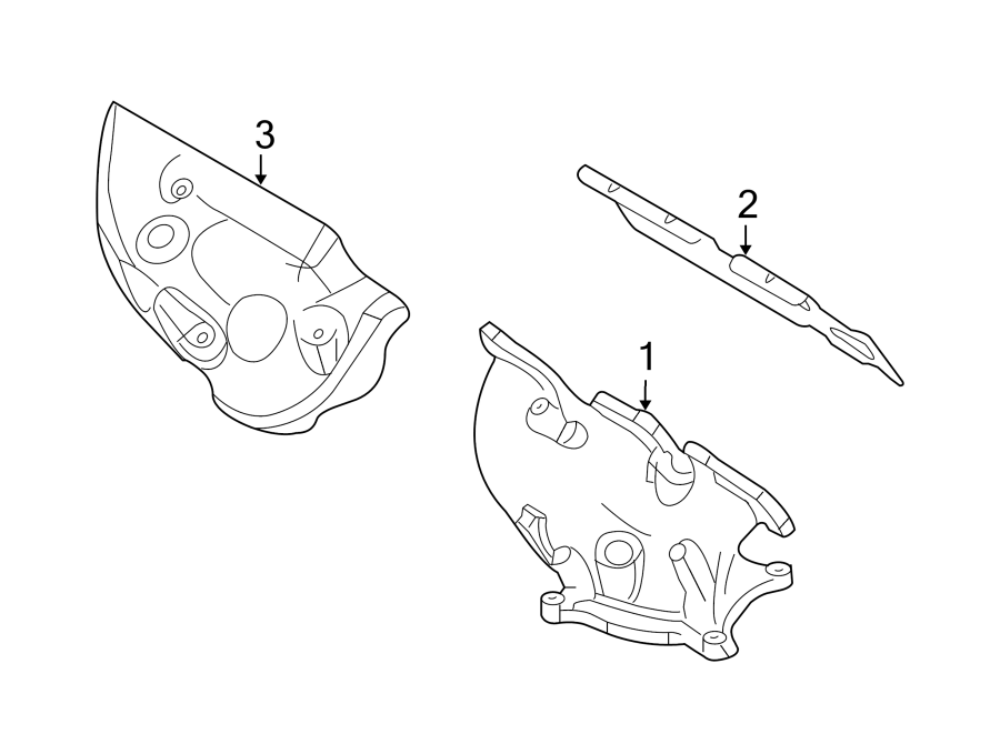 Diagram EXHAUST SYSTEM. for your 2016 Lincoln MKZ Base Sedan  