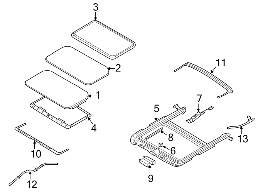 SUNROOF. Diagram