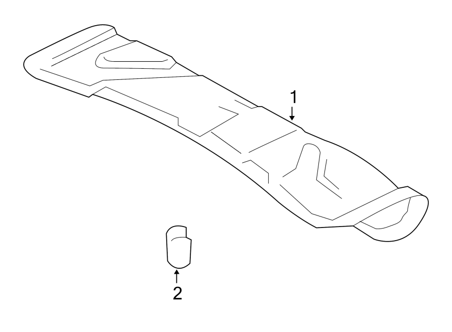 Diagram TRUNK LID. INTERIOR TRIM. for your 2010 Lincoln MKZ   