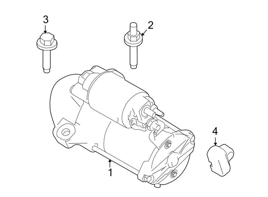 Diagram STARTER. for your Ford Edge  